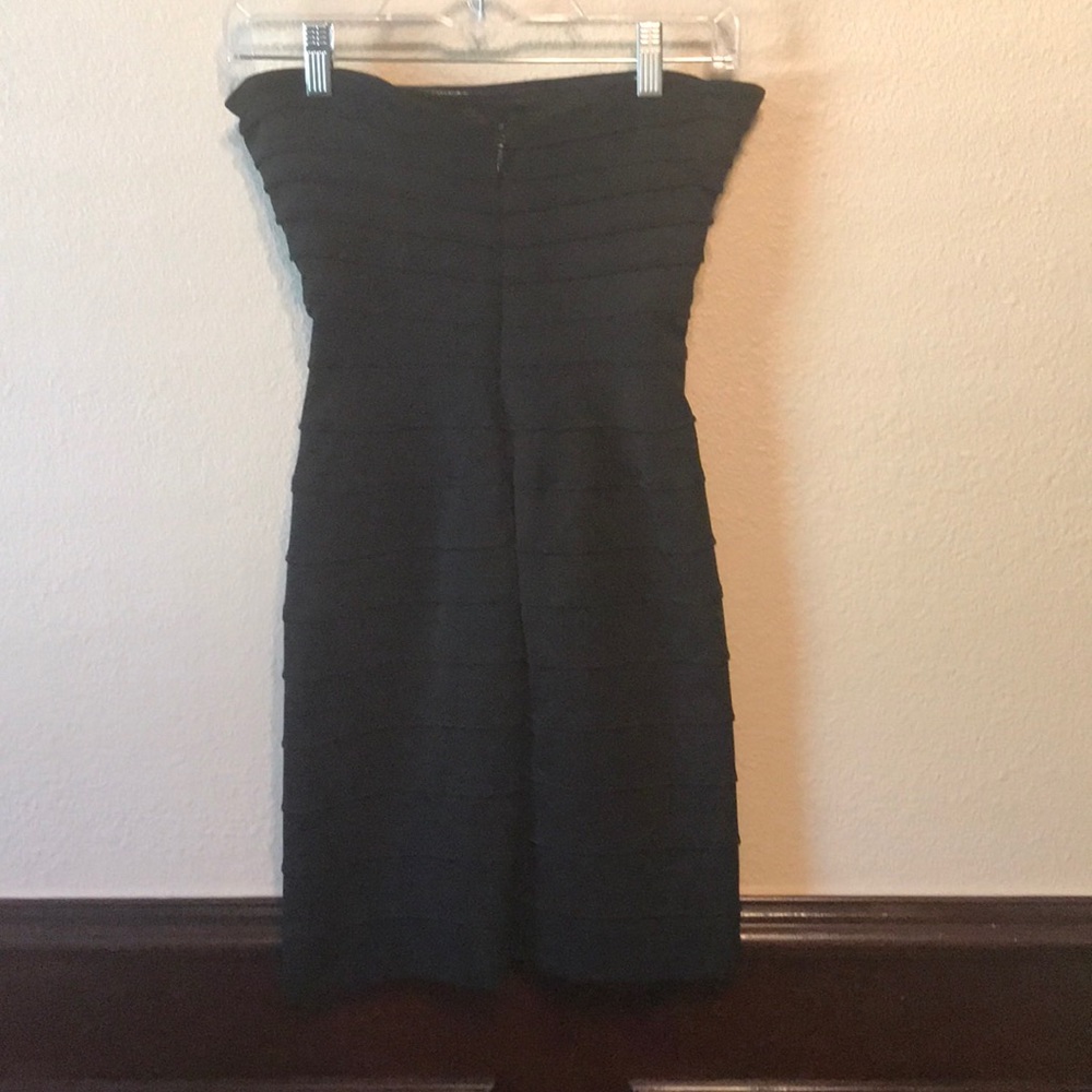 Bcbgmaxazria Black Strapless Dress - Gem Bcbgmaxazria Black Strapless Dress - Gem